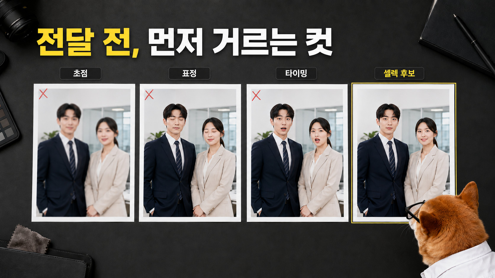 촬영한 사진은 왜 전부 주지 않나요? 참고 이미지