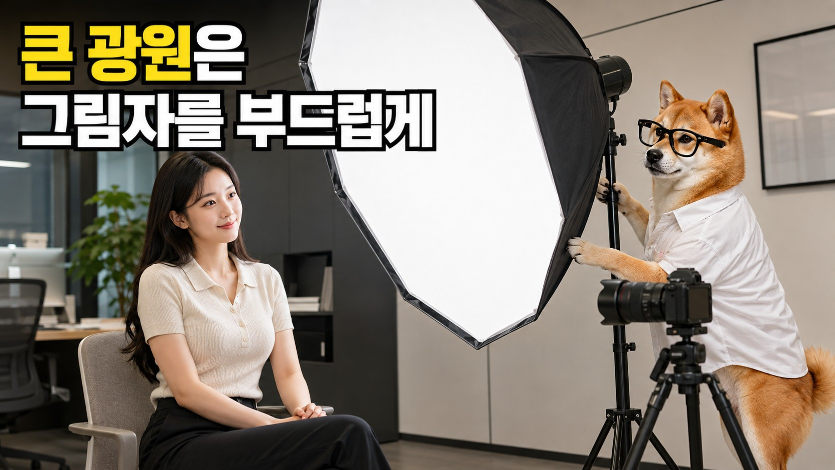 인물 촬영에서 광원 크기가 왜 중요한가요?