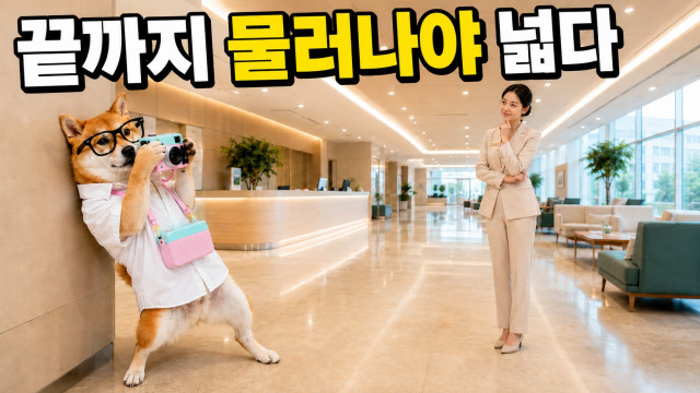 넓은 병원인데 왜 사진에서는 좁아 보이나요?
