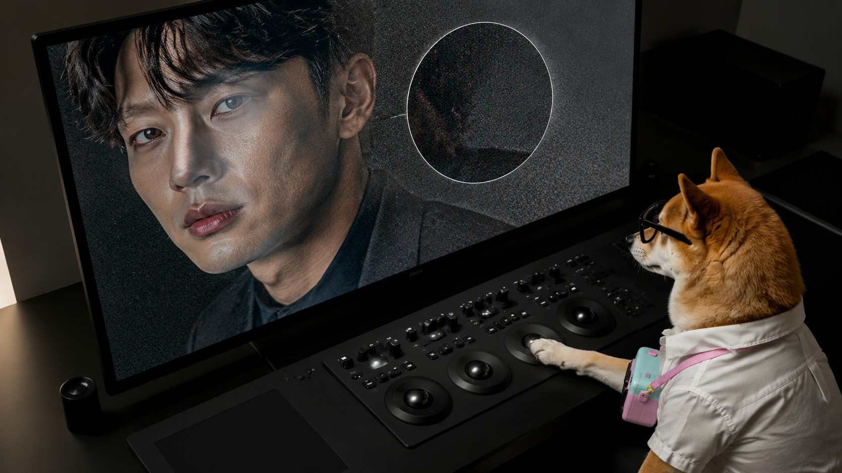 현장 화면이 어두워 보이면 더 밝게 찍어야 하나요? 참고 이미지