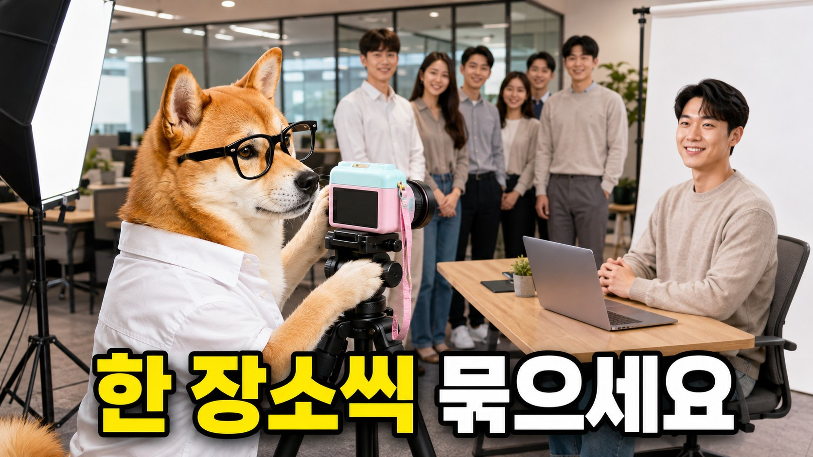 수십 명 연출 촬영, 시간표는 사람별로 나눠야 하나요? 참고 이미지