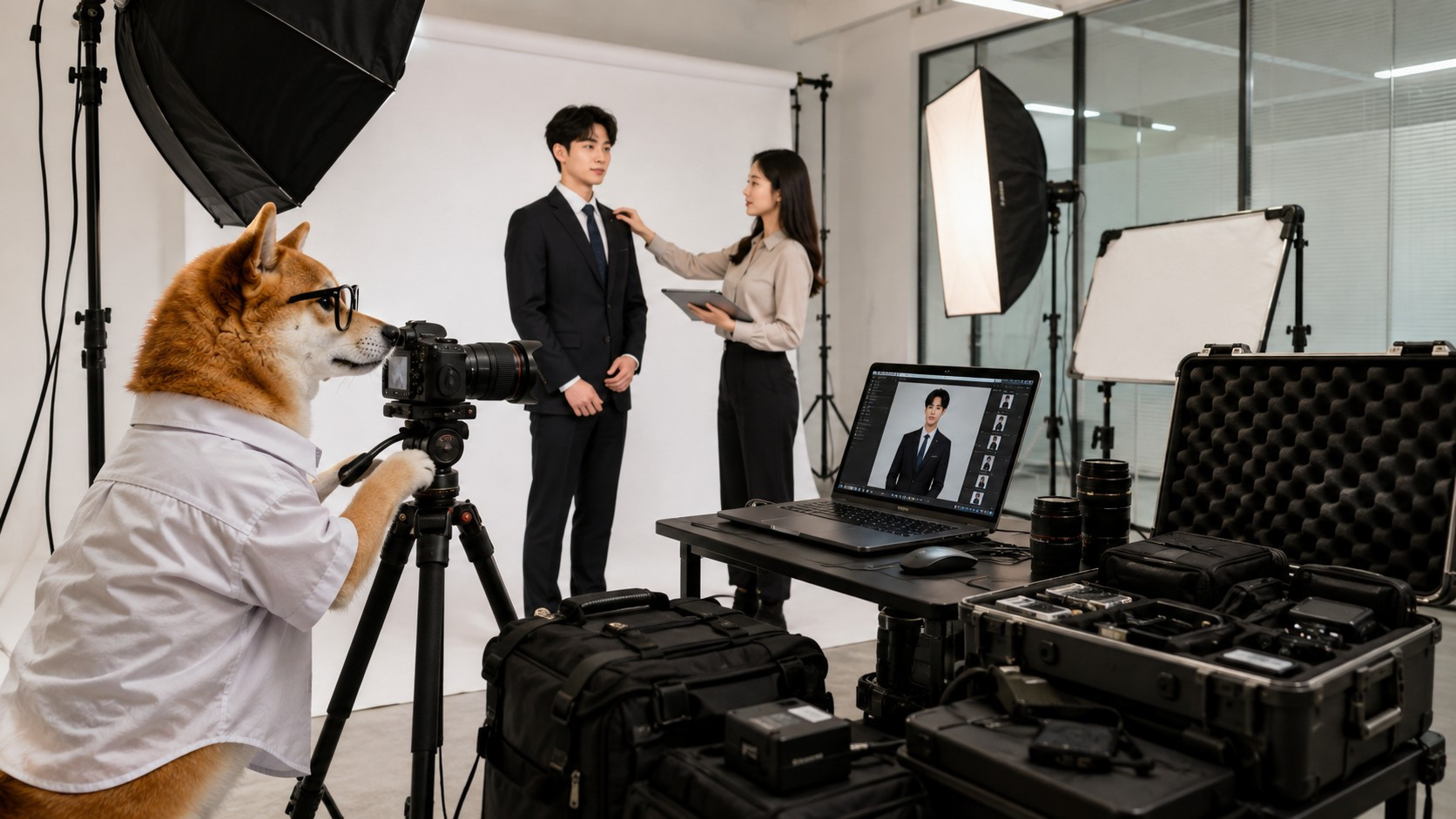 카메라 한 대로 찍는 촬영과 B2B 출장 촬영은 뭐가 다른가요? 참고 이미지